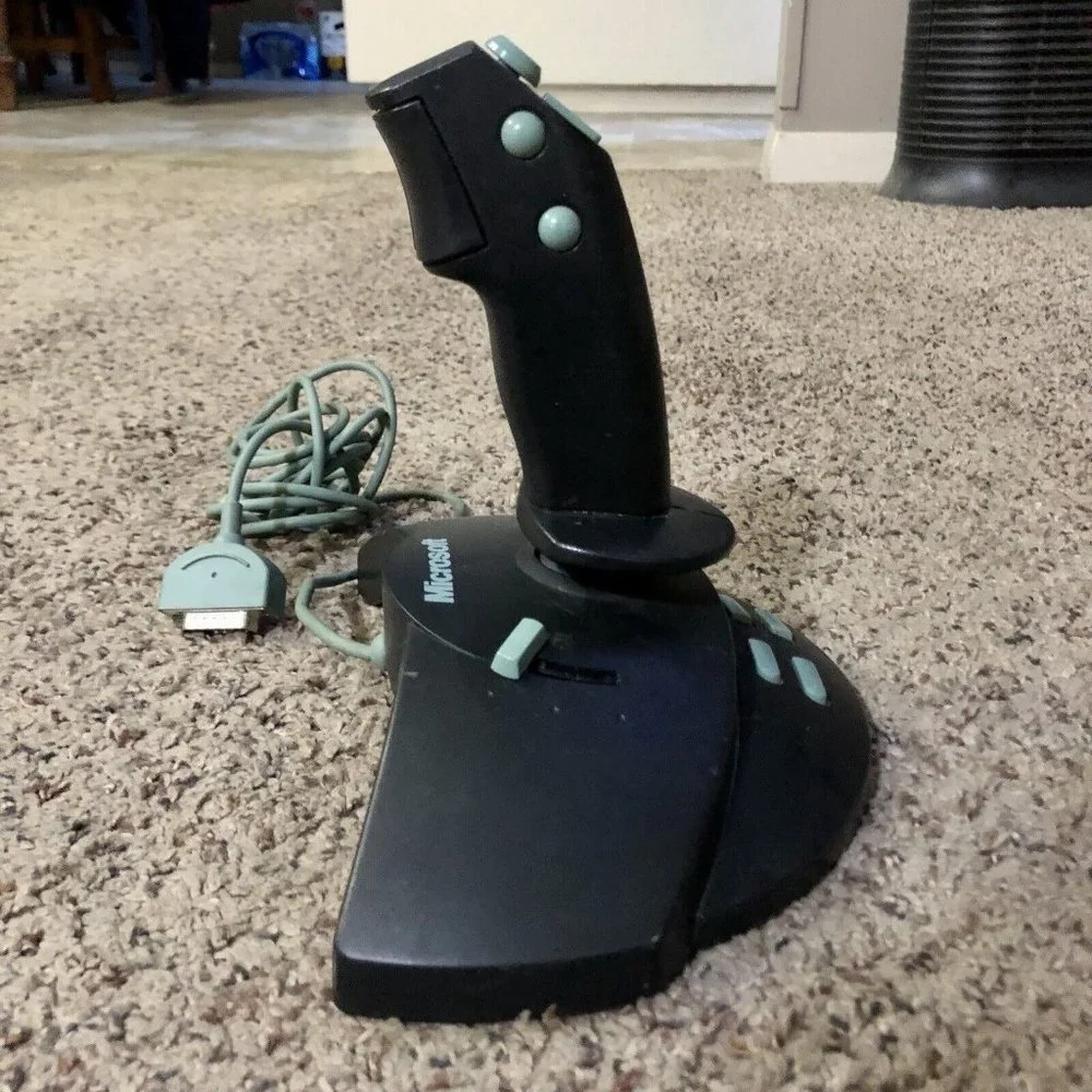 Microsoft SideWinder 3D Pro Joystick Controller PC Used Not Tested